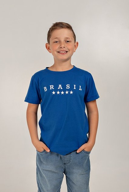 Camiseta Infantil Azul Bebe - Trix - Unica Brasil - Distribuidora